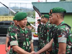 Kunker Ke Kodim 1414/Tana Toraja Komandan Korem 141/Tp Berikan Pesan dan Semanagat Kepada Seluruh Prajurit Kodim 1414/Tator