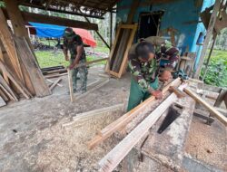 Satgas TMMD ke 124 Kodim 1502/Masohi Terus Kejar Target Pembangunan RTLH