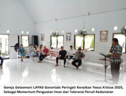 Gereja Getsemani LAPAS Gorontalo Peringati Kenaikan Yesus Kristus 2025, Sebagai Momentum Penguatan Iman dan Toleransi Penuh Kedamaian