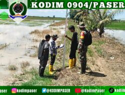 Babinsa Sebakung Turut Serta Pada Kegiatan Survey dan Pengukuran