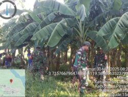 Koramil 06 Kodim 1404/Pirnag Kerja Bakti Bersama Warga Pembersihan Saluran Irigasi
