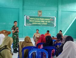 Program Non Fisik TMMD ke-124 Terus Berjalan Hingga Dua Hari Jelang Penutupan