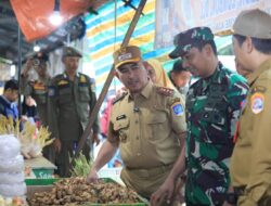 Jelang Hari Raya Idul Adha,Dandim 0907/Trk Dampingi Walikota Sidak Pasar