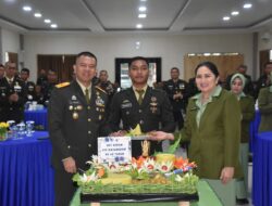 Danrem 141/Tp Pimpin Acara Peringatan HUT Kodam XIV/Hasanuddin ke-68 Kodam XIV/Hasanuddin Yang Modern, Profesional dan Adaptif Selalu Dihati Rakyat