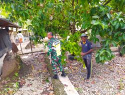 Babinsa Koramil 04 Beutong laksanakan komunikasi sosial dengan Pemuda di desa Meunasah Dayah Kecamatan Beutong