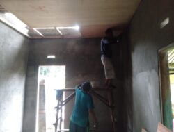 Pembangunan RTLH Program TMMD ke 124 Kodim 1502/Masohi masuk tahap Finising