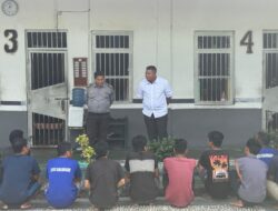 Komitmen Berantas Halinar, Tim Satops Patnal Lapas Banjarbaru Razia Kamar Warga Binaan