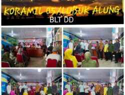 Babinsa Beri Pengamanan Dalam Pembagian BLT-DD Di Kantor Wali Nagari