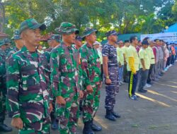 Hadiri Peringatan Hari Lingkungan Hidup Sedunia, Personel Kodim 1405/Parepare Bersihkan Pantai Ujung Batu