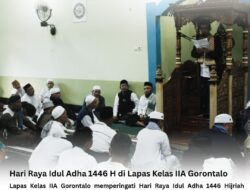 Hari Raya Idul Adha 1446 H di Lapas Kelas IIA Gorontalo