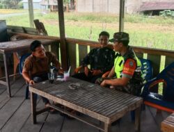 Jalin Komunikasi Yang Baik Babinsa Koramil 03/Senagan Timur Komsos Bersama Warga Binaan