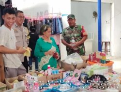 Sinergitas Babinsa Kodim 1404/Pinrang dan Bhabinkamtibmas Cek Harga Sembako Pasca Idul Adha