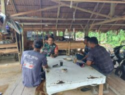 Babinsa Koramil 03/Sungai Sariak Komsos Dengan Warga Binaan