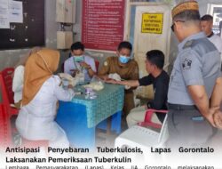 Antisipasi Penyebaran Tuberkulosis, Lapas Gorontalo Laksanakan Pemeriksaan Tuberkulin