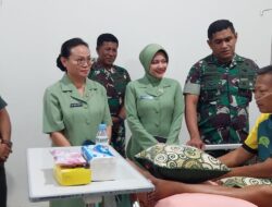 Dandim 1404/Pinrang Jenguk Anggota dan Keluarga Besar TNI Yang Sakit
