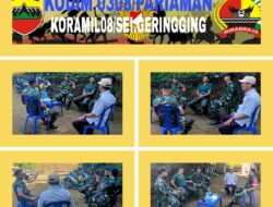 Eratkan Hubungan, Babinsa Koramil 08/Sungai Geringging Komsos Dengan Warga Binaan