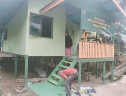 Program RTLH Kodim 0907/Trk Wujudkan Rumah Sehat Untuk Warga Binaan