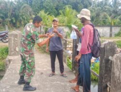 Babinsa Tiro Tinjau Langsung Keluhan Warga Soal Krisis Air Irigasi Musim Tanam