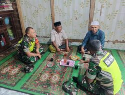 Pererat Sinergi TNI dan Tokoh Agama,Babinsa Koramil 17/Geumpang Sambangi Tgk. Zainal di Desa Bangkeh