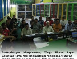 Perkembangan Mengesankan, Warga Binaan Lapas Gorontalo Ramai Naik Tingkat dalam Pembinaan Al-Qur’an