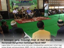 7 Golongan yang Dinaungi Allah di Hari Kiamat, Ustadz Revianzah Bangkitkan Semangat Hijrah WBP