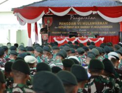 Pangdam VI/Mulawarman Beri Motivasi Keluarga Besar Yonif 613/Rja Jelang Penugasan Papua