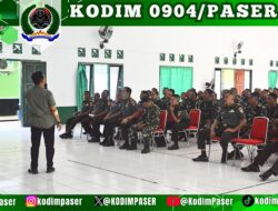 Jam Komandan Kodim 0904/Paser Terhadap Anggota