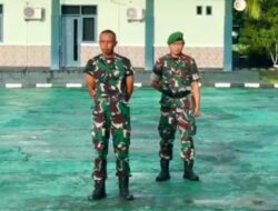 Kapenrem 181/PVT Pimpin Latihan Gerakan Dasar Pencak Silat Militer