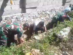 Babinsa Koramil 04/Kelara Bersama Warga Gotong Royong Bersihkan Saluran Air di Dusun Bulueng