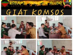 Babinsa Koramil 05/Lubuk Alung Laksanakan Komunikasi Sosial Dengan kepala SMKN 1 Sintoga di Wilayah Binaanya