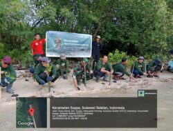 Peringati Hari Lingkungan Hidup Sedunia, Kodim 1404/Pinrang Laksanakan Penanaman Pohon Mangrove