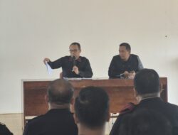 Karutan Palu, Fani Andika, Beri Penguatan Tusi Kepada Kesatuan Pengamanan Rutan