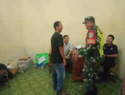 Babinsa Koramil 03/Senagan Timur komsos Bersama Warga Binaan