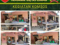 Babinsa Koramil 02/Sungai Limau Melaksanakan Komsos Bersama Warga