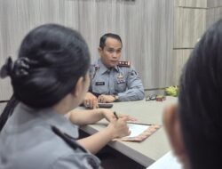Evaluasi dan Arahan, Karutan Palu Briefing Bersama Subseksi Pelayanan Tahanan