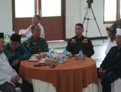 Korem 181/ PVT Melaksanakan Forum Komunikasi Sosial dengan Komponen Masyarakat
