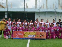 Sambut Hut Bhayangkara Ke-79, Dandim 1405/Parepare Bersama Forkopimda Gelar Sepakbola Mini Soccer