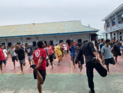 Awali Aktivitas, Petugas Ajak WBP Lakukan Olahraga Kecil dan Pemanasan