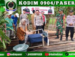 Babinsa Sebakung Hadiri Acara Peresmian Sumur Bor Dalam Rangka HUT Ke-79 Polri Tahun 2025