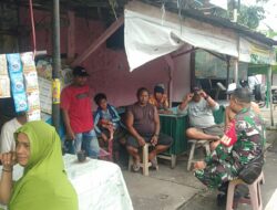 Lewat Komsos Cara Babinsa Koramil 0907/02 Tarteng Jaga Silaturahmi Dengan Warga Binaan.