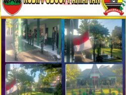 Kodim 0308/Pariaman Gelar Upacara Bendera Mingguan, Perkuat Jiwa Nasionalisme Prajurit