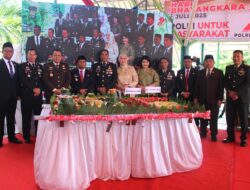 Dandim 1405/Parepare Hadiri Upacara Dan Syukuran Hari Bhayangkara Ke-79 Tahun 2025