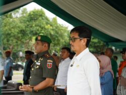 Dandim 1404/Pinrang Bersama Forkopimda Pinrang Hadiri Sertijab Danyonif 721/Mks