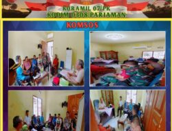 Babinsa Laksanakan Komunikasi Sosial dengan Staf Nagari Kuraitaji Timur