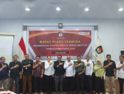 Lapas Gorontalo Hadiri Rapat Pleno Rekapitulasi DPT Berkelanjutan Triwulan II KPU Kota Gorontalo