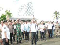 Dandim 1404/Pinrang Dampingi Bupati Pinrang Buka Katinting Race Championship 2025