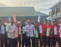 Rutan Palu Bagikan Termos Air Minum, Tingkatkan Kualitas Hidup WBP di Dalam Blok