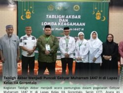Tabligh Akbar Menjadi Puncak Gebyar Muharram 1447 H di Lapas Kelas IIA Gorontalo