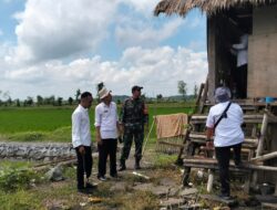 Babinsa Dampingi Dinas Pertanian Cek Bantuan Sumur Bor di Desa Kateng