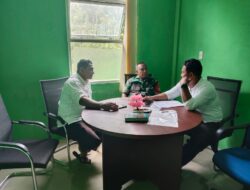 Babinsa Koramil 04/Sawang Anjangsana ke Kantor KUA di Desa Binaan, Perkuat Sinergitas